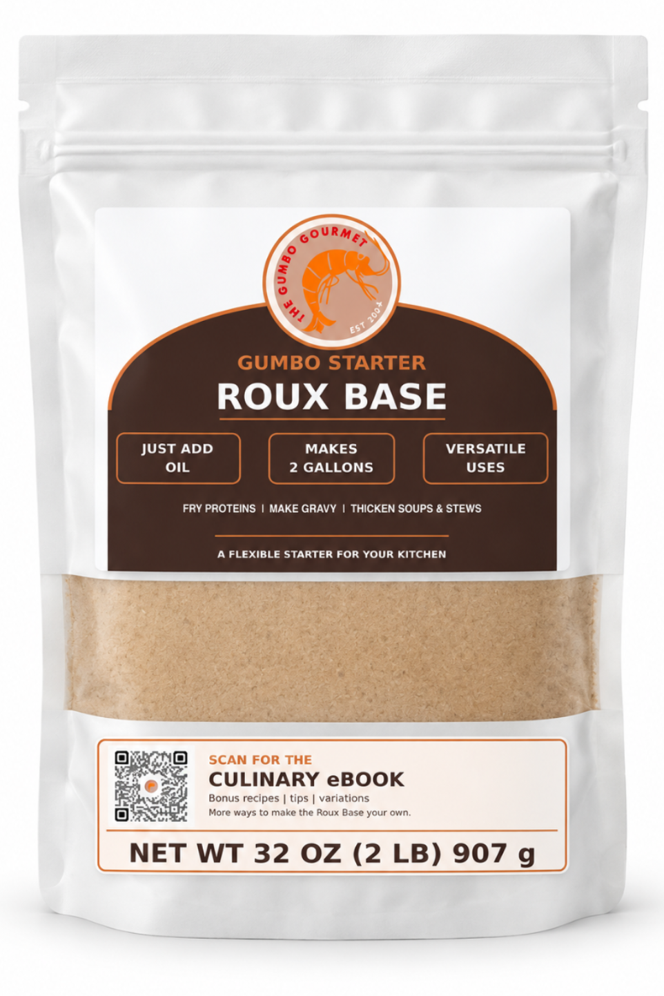 Gumbo Starter Roux Base- For Chef's and Foodservice Operators