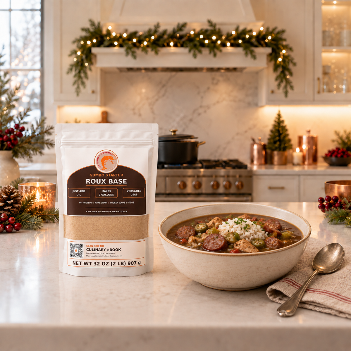 Gumbo Starter Roux Base- For Chef's and Foodservice Operators